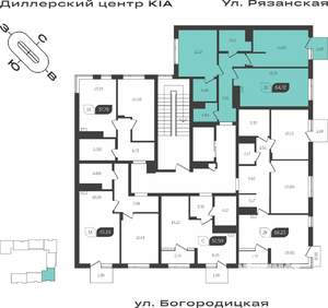 2-к квартира, вторичка, 65м2, 4/4 этаж