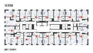1-к квартира, вторичка, 35м2, 15/19 этаж
