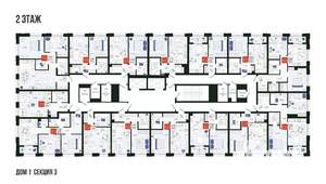 1-к квартира, вторичка, 33м2, 2/19 этаж