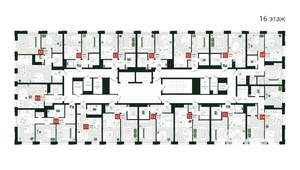 2-к квартира, вторичка, 54м2, 16/19 этаж