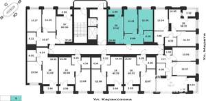 2-к квартира, вторичка, 58м2, 13/15 этаж