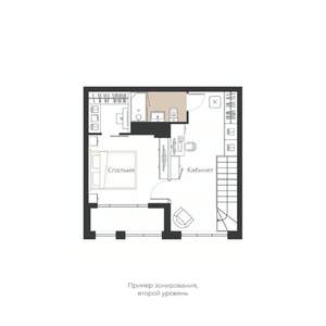 1-к квартира, вторичка, 34м2, 5/5 этаж