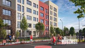 1-к квартира, строящийся дом, 42м2, 5/5 этаж