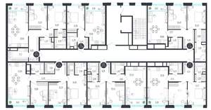 2-к квартира, строящийся дом, 67м2, 6/8 этаж