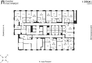 1-к квартира, вторичка, 38м2, 1/25 этаж