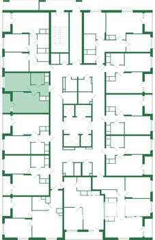 1-к квартира, вторичка, 39м2, 20/25 этаж