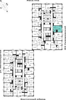 Студия квартира, строящийся дом, 28м2, 20/25 этаж