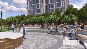 1-к квартира, строящийся дом, 38м2, 12/25 этаж