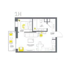 Студия квартира, вторичка, 39м2, 2/13 этаж
