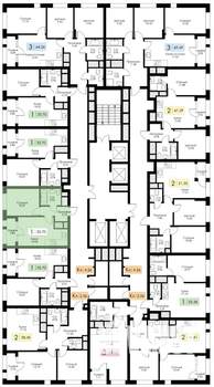 1-к квартира, вторичка, 34м2, 10/25 этаж