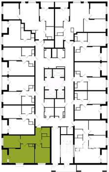 2-к квартира, вторичка, 66м2, 14/25 этаж