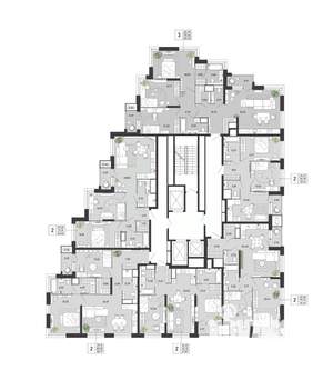 2-к квартира, вторичка, 81м2, 6/21 этаж