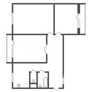 3-к квартира, вторичка, 77м2, 3/17 этаж