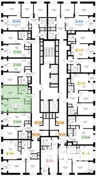 1-к квартира, вторичка, 34м2, 5/25 этаж
