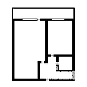 1-к квартира, вторичка, 34м2, 1/9 этаж