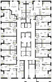 1-к квартира, вторичка, 40м2, 2/25 этаж