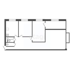 4-к квартира, вторичка, 60м2, 5/5 этаж