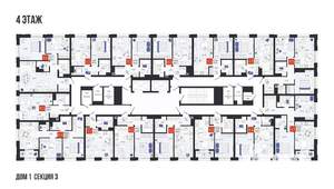 1-к квартира, вторичка, 35м2, 4/19 этаж