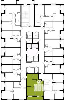 1-к квартира, вторичка, 51м2, 25/25 этаж