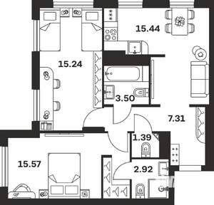 Фото квартиры на продажу (1)