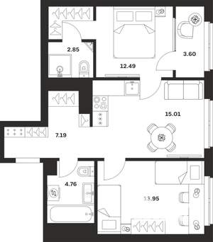 Фото квартиры на продажу (1)