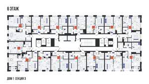 2-к квартира, вторичка, 54м2, 6/19 этаж