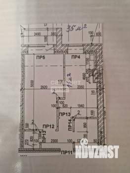 1-к квартира, вторичка, 35м2, 1/6 этаж