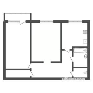 2-к квартира, вторичка, 51м2, 9/9 этаж