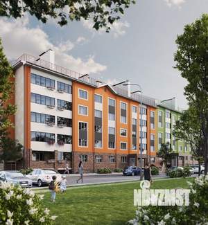 3-к квартира, строящийся дом, 72м2, 4/5 этаж