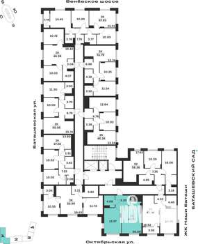 1-к квартира, вторичка, 45м2, 13/15 этаж
