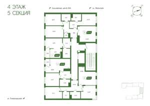 3-к квартира, вторичка, 80м2, 4/4 этаж