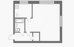 1-к квартира, вторичка, 30м2, 3/1 этаж