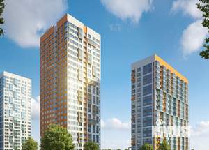 1-к квартира, строящийся дом, 42м2, 6/16 этаж