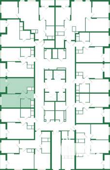 1-к квартира, вторичка, 39м2, 17/25 этаж