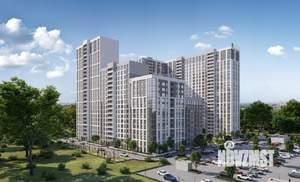 1-к квартира, строящийся дом, 42м2, 4/25 этаж