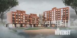 2-к квартира, строящийся дом, 54м2, 5/14 этаж