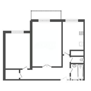 2-к квартира, вторичка, 50м2, 1/5 этаж