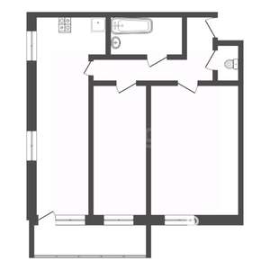 2-к квартира, вторичка, 75м2, 7/9 этаж