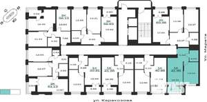 1-к квартира, вторичка, 42м2, 11/15 этаж