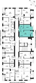 1-к квартира, вторичка, 47м2, 12/16 этаж