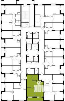1-к квартира, вторичка, 51м2, 13/25 этаж