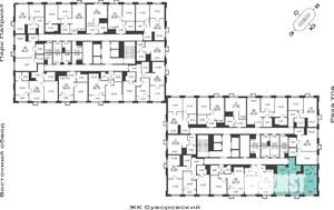 2-к квартира, вторичка, 60м2, 14/25 этаж