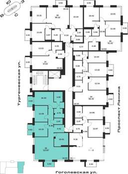 3-к квартира, вторичка, 118м2, 6/7 этаж