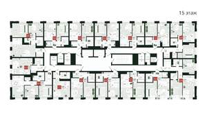 2-к квартира, вторичка, 56м2, 15/19 этаж