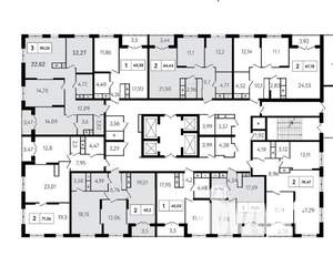 3-к квартира, строящийся дом, 94м2, 7/25 этаж