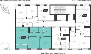 2-к квартира, вторичка, 64м2, 2/4 этаж