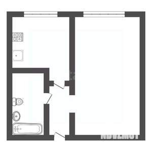 1-к квартира, вторичка, 36м2, 1/3 этаж
