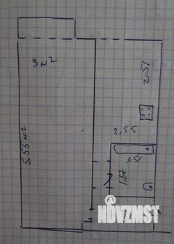 1-к квартира, вторичка, 31м2, 4/5 этаж