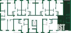 3-к квартира, строящийся дом, 57м2, 8/9 этаж