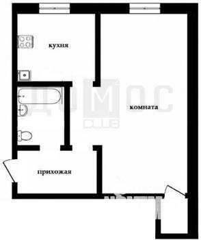 1-к квартира, вторичка, 31м2, 1/5 этаж